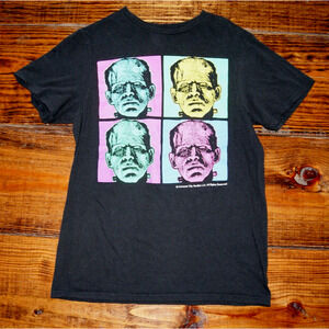 Universal Studio Monsters Mens Small 4 Color Frankenstein Faces Graphic TShirt